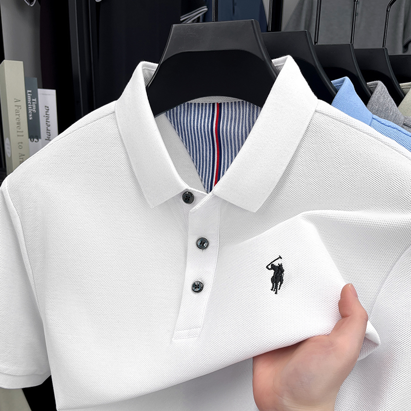 Golf Equipment Sales - Meistverkauftes 100% Reines Baumwoll-Sommer-Herren-Kurzarm-POLO-Shirt mit Kragen,