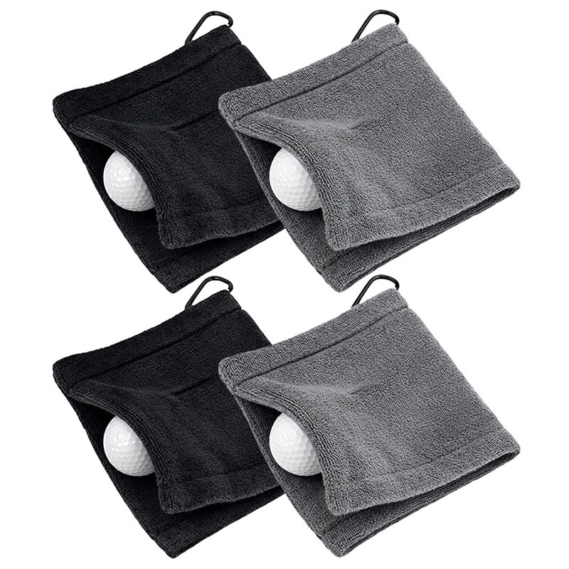 Golf Equipment Essentials - 【REISE-ACHTUNGSWERTES ZUBEHÖR】Für Golftücher, 4er-Pack Reinigungstücher mit