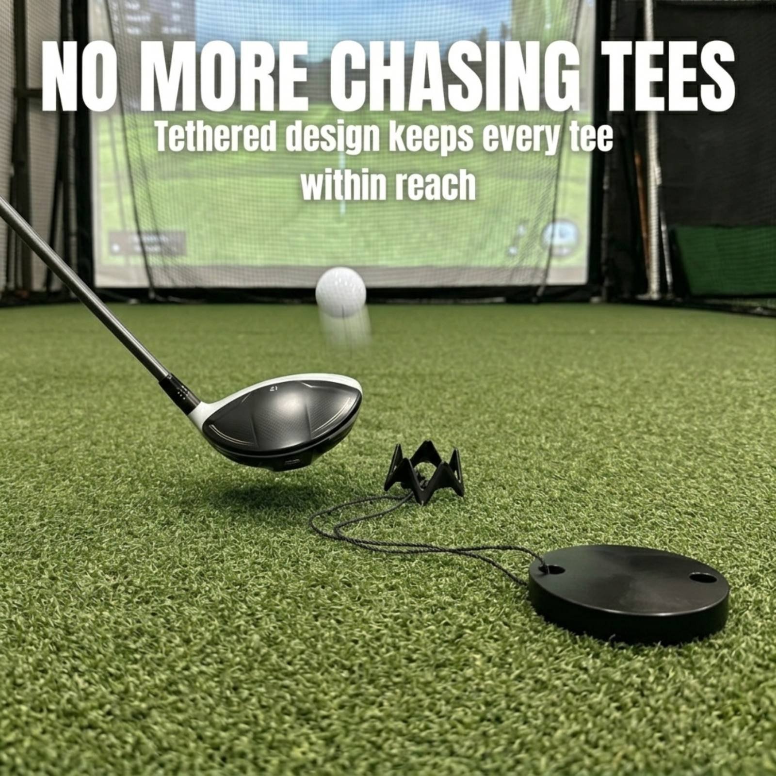 Golf Equipment And Gear - Golf-Tee-Gewichtsset mit Verstellbarer Höhe, Golf-Tee-Trainingsgerät, Leichtes