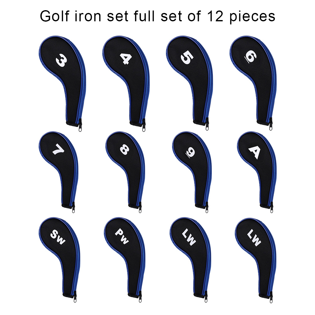 Golf Equipment And Gear - 12-teilige Golf-Schlägerhaube, süßes Geschenk, breite Kompatibilität,