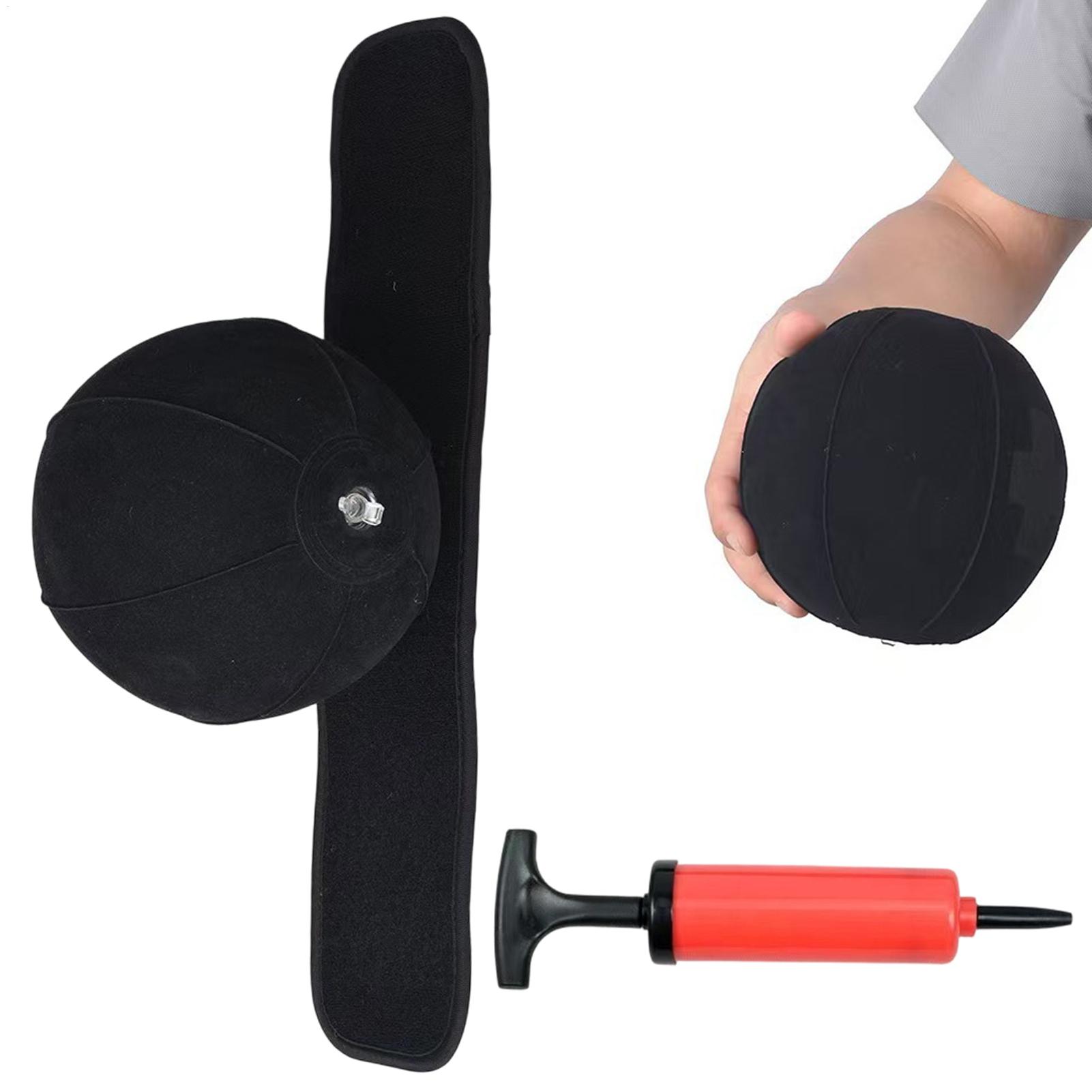 Training Aid Swing - Golf-Schwung-Trainingsgerät, verstellbarer Putting-Trainer mit aufblasbarem Ball,