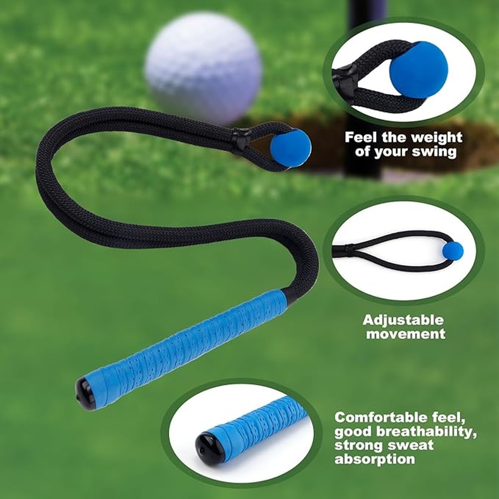 Golf-Seil-Schwungtrainer Blau, – Golf Equipment Essentials Bewertung und Preis