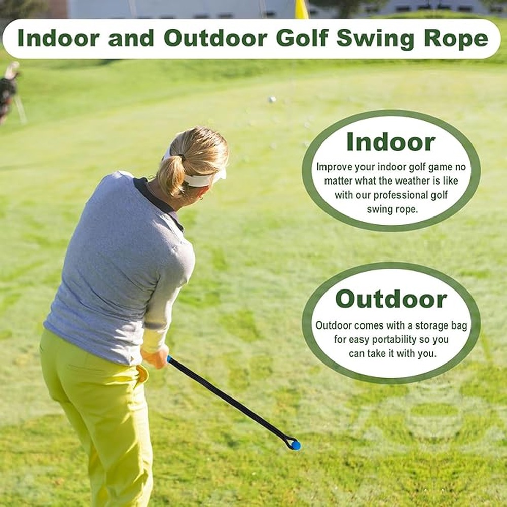 Golf-Seil-Schwungtrainer Blau, – Golf Equipment Essentials Bewertung und Preis